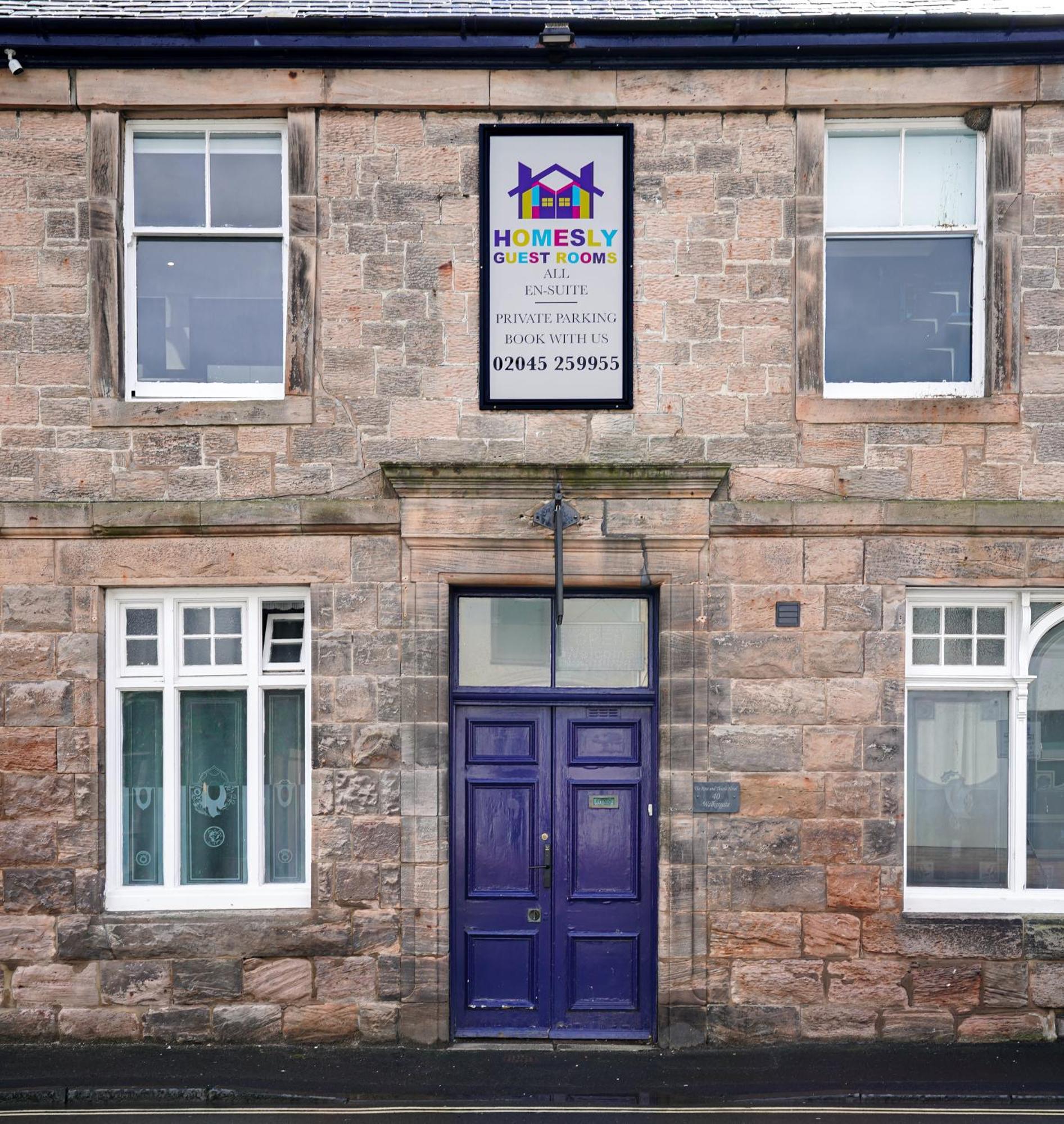 Homesly Guest Rooms, Comfortable En-Suite Guest Rooms With Free Parking And Self Check-In Berwick Upon Tweed Bagian luar foto